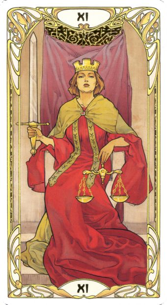 0-11-justice-340-620 la-justice-tarot-art-nouveau