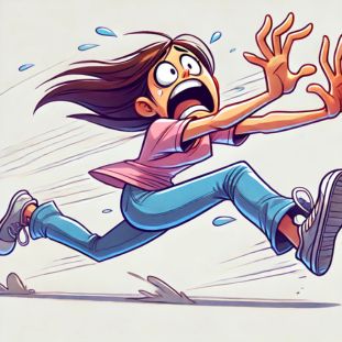 personnage qui court 311x311