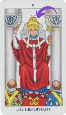hierophante tiare papale 217 x 376 px hiérophante-et-la-tiare-papale